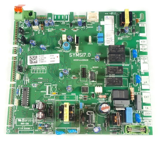 Placa Electrónica Caldera Saunier Duval Isofast F 35 E H-MOD. Reacondicionada. 6 Meses Garantía