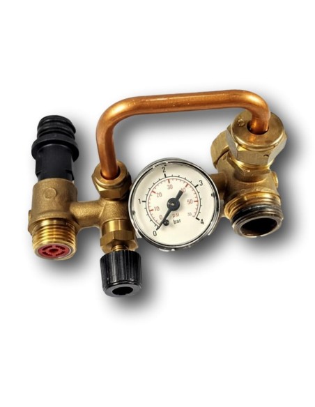 Conjunto Manómetro de Presión Llave de Vaciado Fagor FE 25 NOX/1 N