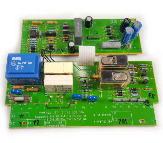 Módulo Electrónico Original Junkers ZWR2 4-2ADE23 S0404. Reacondicionado. 6 Meses de Garantía.