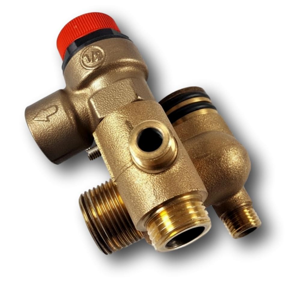 Conjunto Válvula Seguridad Metálica Baxi Roca Victoria 24/24 F
