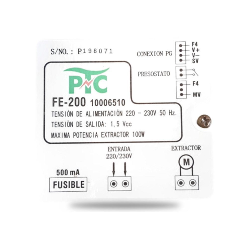 Caja Cableado Fagor FE-11DL N · fotografía 3 | repuestos-calderas
