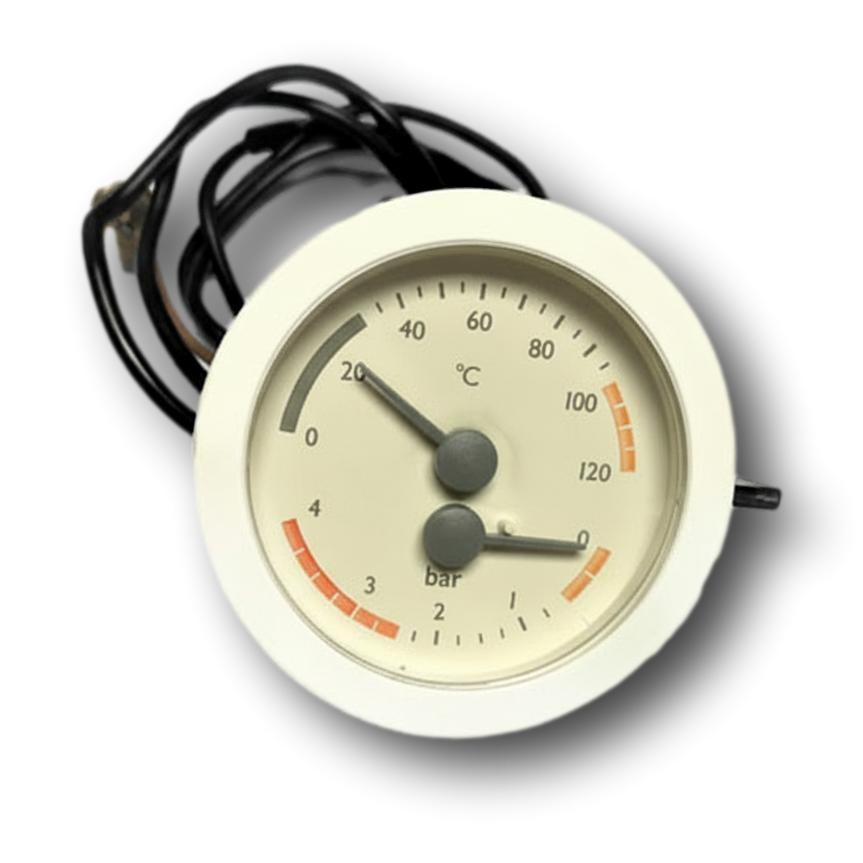 Manometro de Presión y Temperatura Combitek F23 E