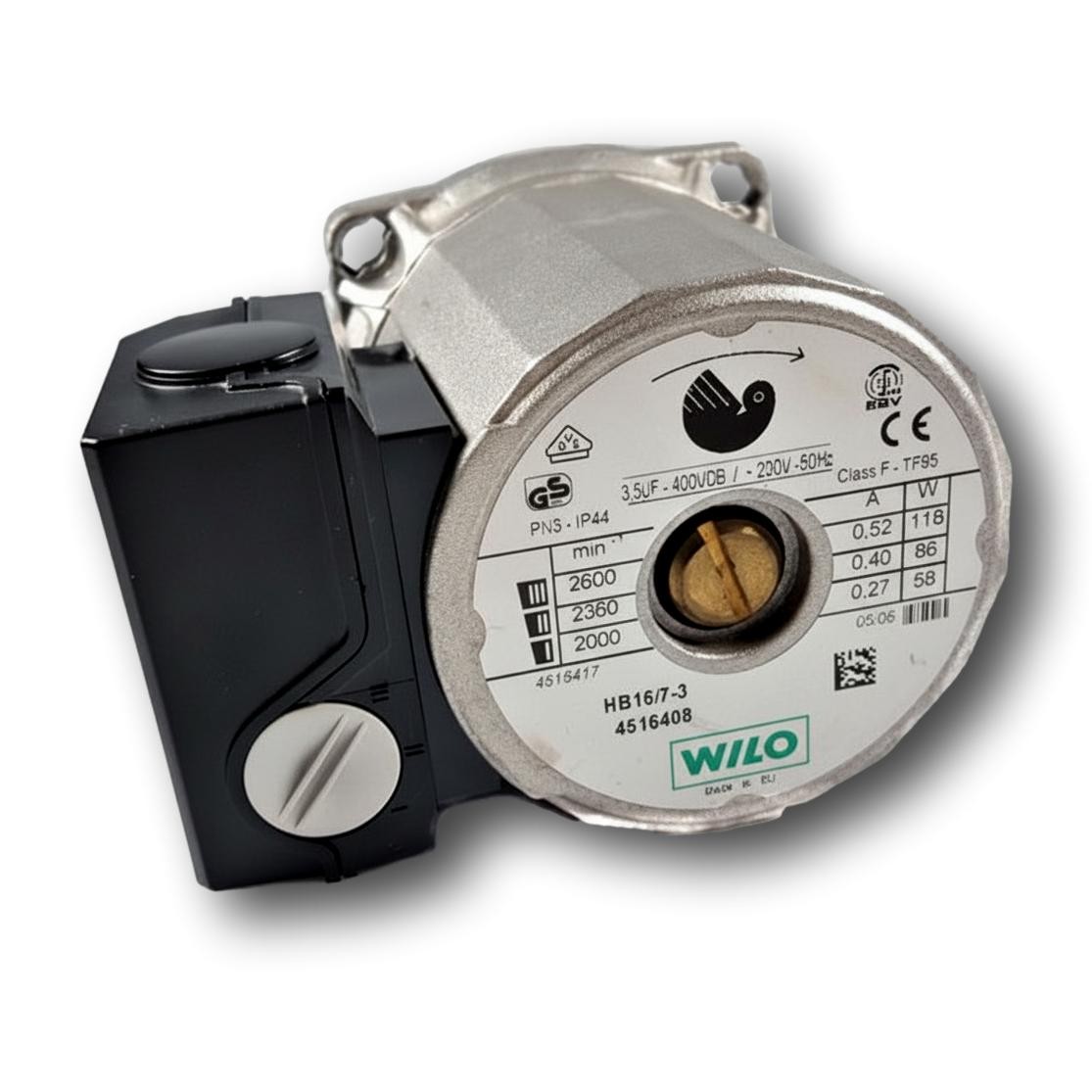 Motor de bomba Saunier Duval Isofast F 30 E H-MOD · Wilo 4516408